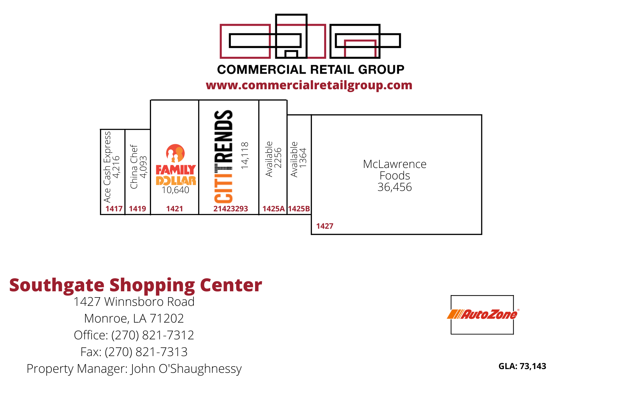 Southgate Shopping Center Commercial Retail Group, LLC