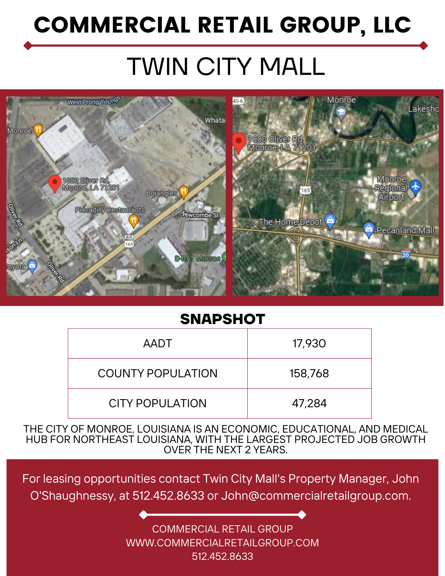 TWIN CITY PLAZA SHOPS visual data 3