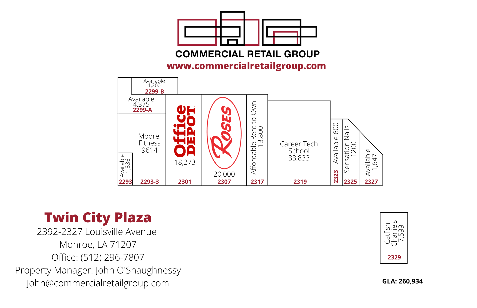 Twin City Plaza Site Plan