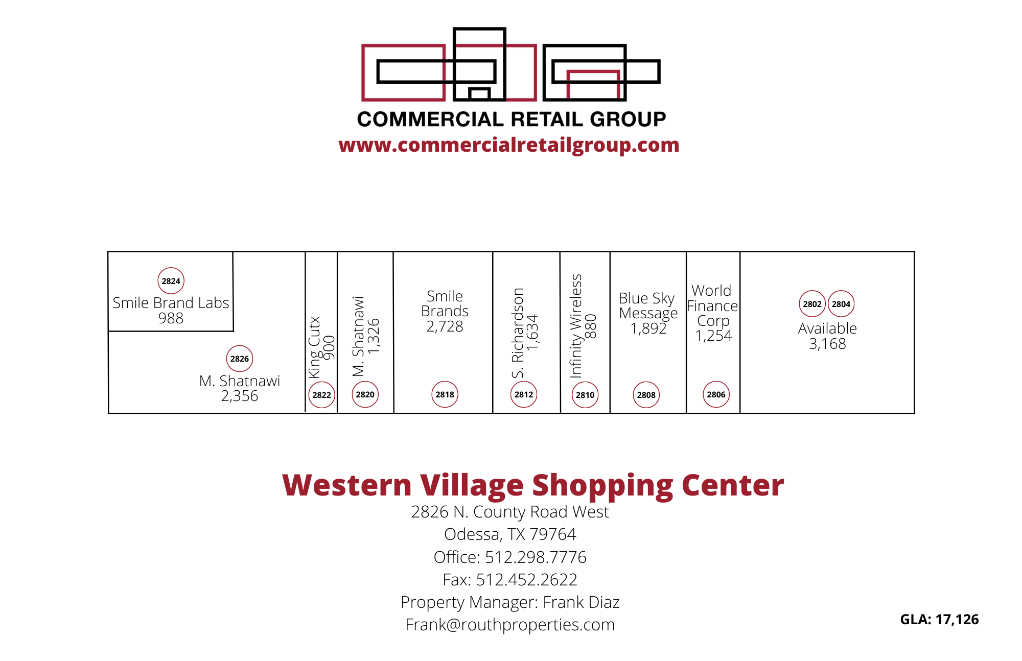 Western Village Site Plan