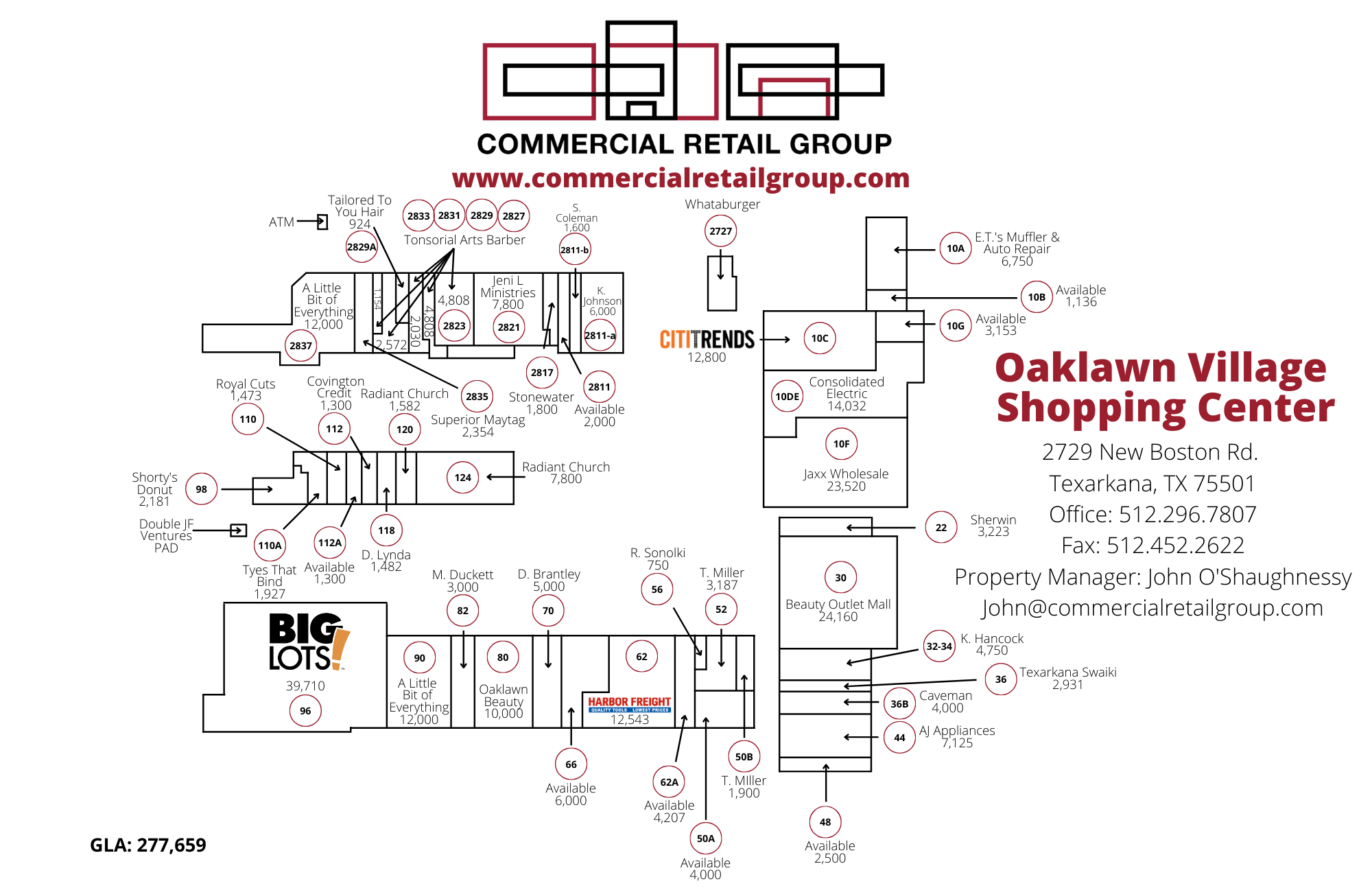 Oaklawn Site Plan